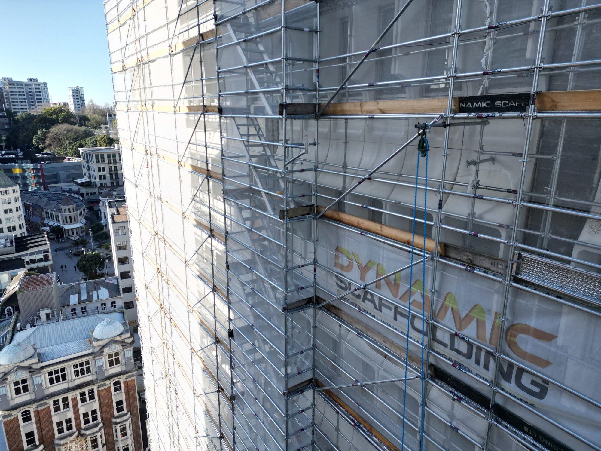 Facade Access Scaffold — Commercial