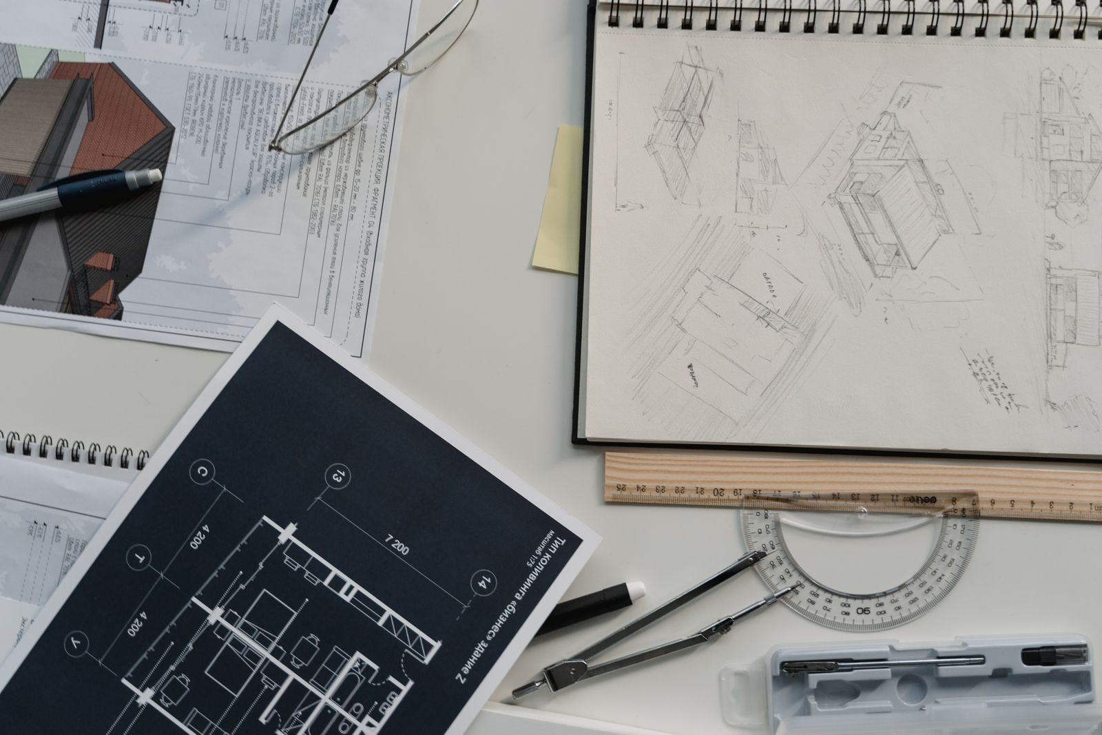 Blueprint stage of construction